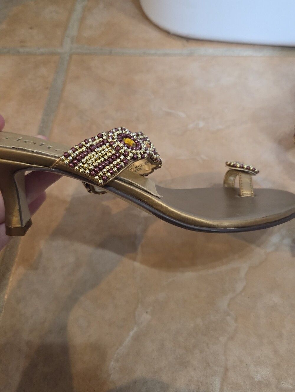 Rialto Beaded Boho Hippie Clubwear Heeled Sandals Summer | 6 - Picture 2 of 7